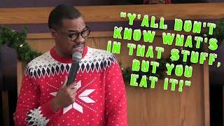 WOKE PREACHER MONTAGE: "This Week In Vaccine Discourse," Vienna Sausage Edition