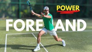 Tennis Forehand: 2 Drills to Hit HARDER Instantly