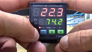 Setting parameters on the MyPin T series PID controller