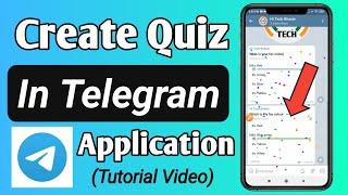 How to Create Quiz in telegram App || How to Make/Add Quiz in telegram app