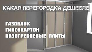 Какую выбрать межкомнатную перегородку? Что дешевле, надежнее и практичнее?