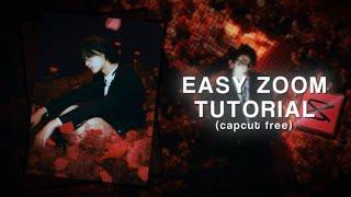 updated EASY ZOOM tutorial (capcut free) | yourmina