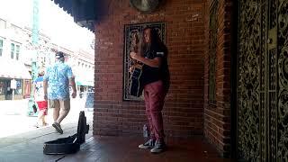 06-17-18 - Draken Asher - Busking on Beale Street - Memphis Tennessee