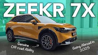 Zeekr 7X Driven - Genuine Off-road Ability And Going Global in 2025