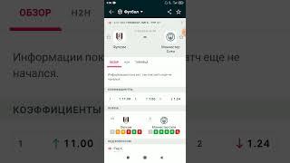 Фулхэм Манчестер Сити прогноз  #футбол #football #апл