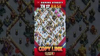 6300+ TROPHY TH17 LEGEND LEAGUE BASE 6|#shortsfeed #shorts #shortsfeeds #short #coc #supercell