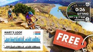 FREE Mountain Bike Spin Video for indoor cycling. Mary's Loop AUTHENTIC Workout.