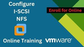 How to configure VMware vSphere Share storage i-scsi and NFS step by step guide.