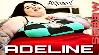 USSBBW Super Star Sweet Adeline bio wiki || 703 pounds heavy Models from virginia United States