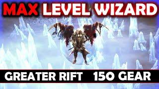 MAX level Wizard Diablo 3 - Greater Rift 150 Gear GR150 -  End Game Content