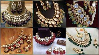 Latest Kundan Choker Necklace Designs/Kundan Choker Necklace Set