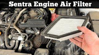 How To Replace Engine Air Filter In 2020 - 2025 NISSAN SENTRA - Remove & Change 2.0L Filter DIY