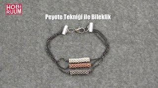 Peyote Tekniği ile Bileklik Yapımı #DIY #kendinyap