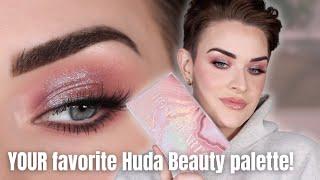 Revisiting an Iconic Palette | Huda Beauty Rose Quartz Eyeshadow Tutorial