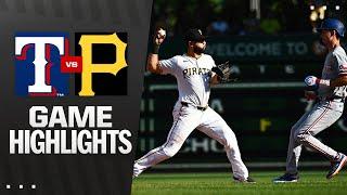 Rangers vs. Pirates Game Highlights (6/21/25) | MLB Highlights