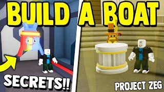 SECRET ROOM!! Build a Boat for Treasure ROBLOX (Project Zeg)