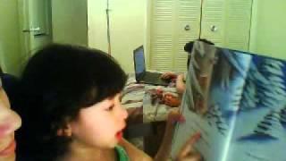 Laya discovers the webcam and reading