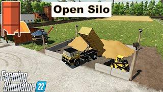 Farming Simulator 22 | How to Create a Simple small open grain Silo