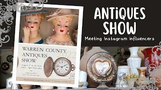 Meeting Insta Influencers Seeking Lavender Lane And Tea House Designs At Antiques Show Plus My HAUL