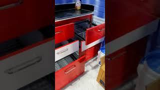 L shape modular kitchen colour combination