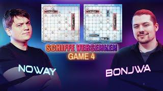 200 IQ für dieses Game ? | Noway VS Bonjwa | Schiffe versenken