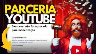 MONETIZAÇÃO NEGADA CONTEÚDO REUTILIZADO, se fizer isso, Youtube APROVA A PARCERIA E VOCÊ FICA RICO