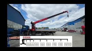 ПЕРЕОБОРУДОВАНИЕ САМОСВАЛА SCANIA В БОРТОВОЙ АВТО С КМУ SUNHUNK S-5006, 20 ТОНН & 23 МЕТРА