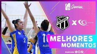 CEARÁ vs SÃO CAETANO | Melhores Momentos | Quartas de Final | Superliga B Feminina 24/25