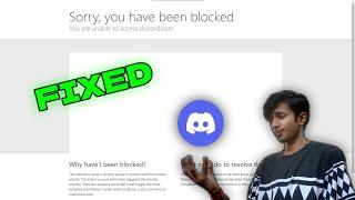 Sorry, you have been blocked by Discord [FIX]