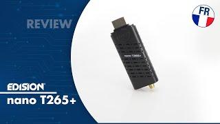 EDISION NANO T265+ Récepteur HDMI dongle Numérique Terrestre et Câble DVB-T2/C H.265/HEVC (FR)