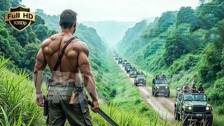 1,000 Japanese soldiers chase into the jungle to kill, only to be狂 attacked by the jungle warrior!