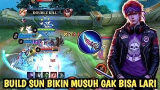 BUILD SUN BIKIN MUSUH AUTO GAK BISA LARI | BUILD SUN TERSAKIT 2024 - MOBILE LEGENDS