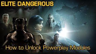 Elite Dangerous - How to Unlock Powerplay Modules (2024)