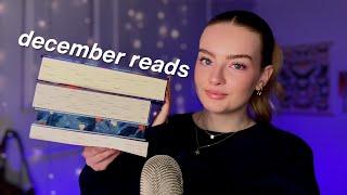 ASMR the 7 books i read in december ️ monthly reading wrap-up