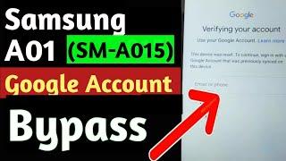 Samsung A01 (SM-A015F) FRP Bypass Android 11 Without PC 2023