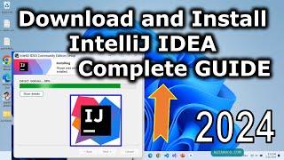 How to Download and Install IntelliJ IDEA on Windows 10/11 in 2024?