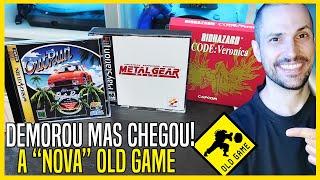 Games prensados de PlayStation, Saturn e Dreamcast da NOVA OLD GAME: réplicas incríveis!