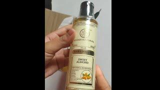 Khadi Natural Sweet almond hair and body oil unboxing and review.