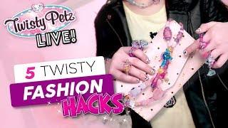 5 Easy Twisty Petz Fashion Hacks for Kids! Cute Hacks for School! | Twisty Petz Series 2