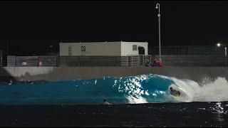 FLOODLIT NIGHT SURF AT THE WAVE // BROOK MASON // WAVEPOOL #bodyboarding