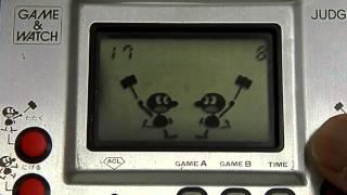 12660 Nintendo Game & Watch Silver Judge IP-05 Purple 1980