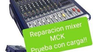 Reparacion mixer MCK mc350/12, prueba con carga!!