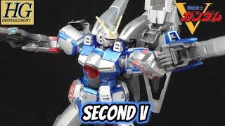 Gundam Base Limited HG Second V [Clear Color] Review | Mobile Suit Victory Gundam