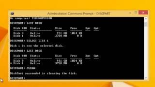 How to Create Bootable USB Flash Drive using Command Prompt to install Windows 8 or any other OS