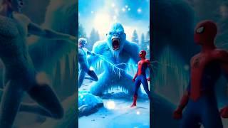 #Spider-man and elsa frozen vs joker #سبایدرمان # ytshorts