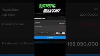 3 STEPS TO MAKE COINS 🪙 #fcmobile