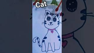 how to draw a cat #drawing for kids #sapna's creation