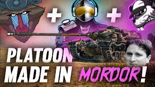 Epic Platoon with @skill4ltu  & @DezGamez  made in Mordor! [World of Tanks - Gameplay - English]