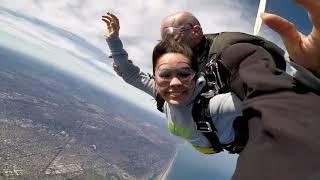 Masoma Ali at Coastal Skydive