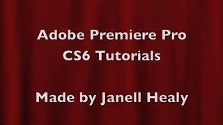 Adobe Premiere Pro CS6 Karaoke Tutorials